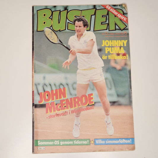 Buster Nr 13 1984 #VG# + Reklambilaga