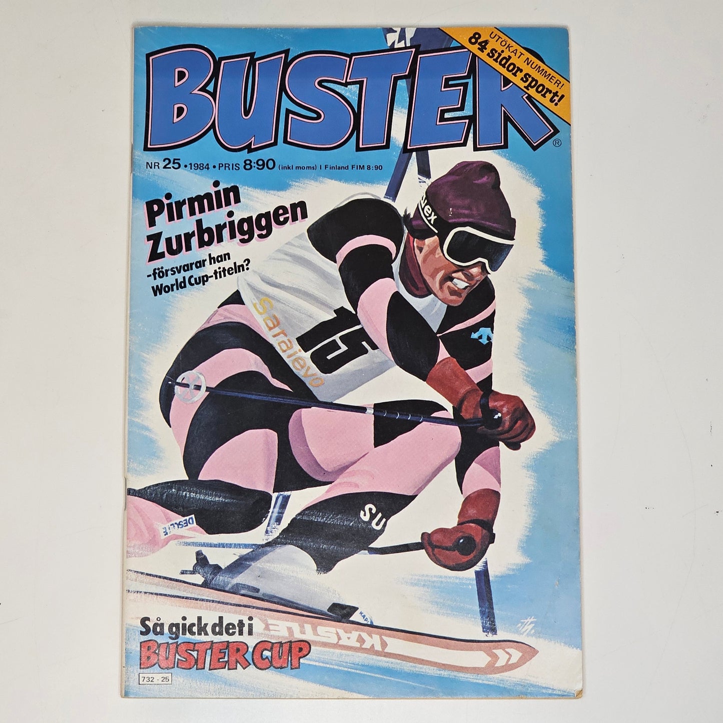 Buster Nr 25 1984 #VG# - Pirmin Zurbriggen