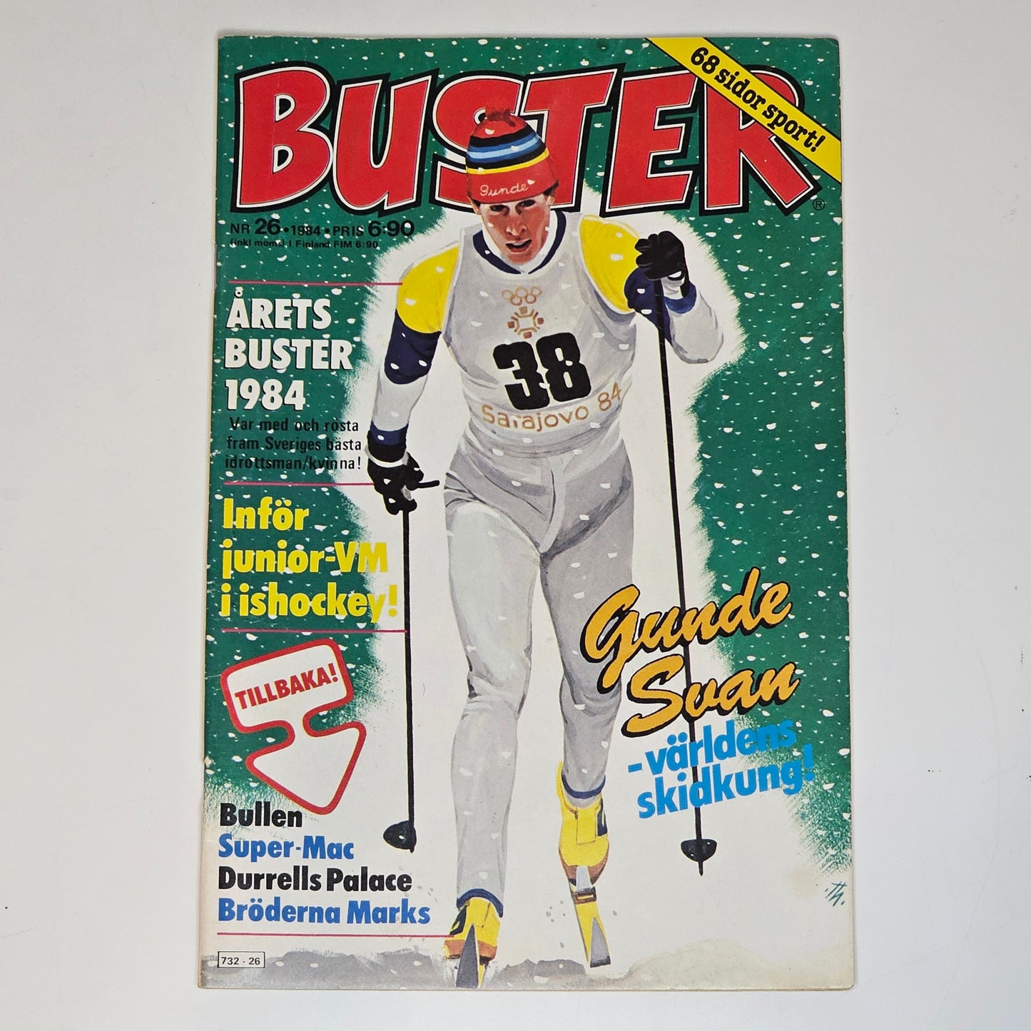 Buster Nr 26 1984 #FN# - Gunde Svan