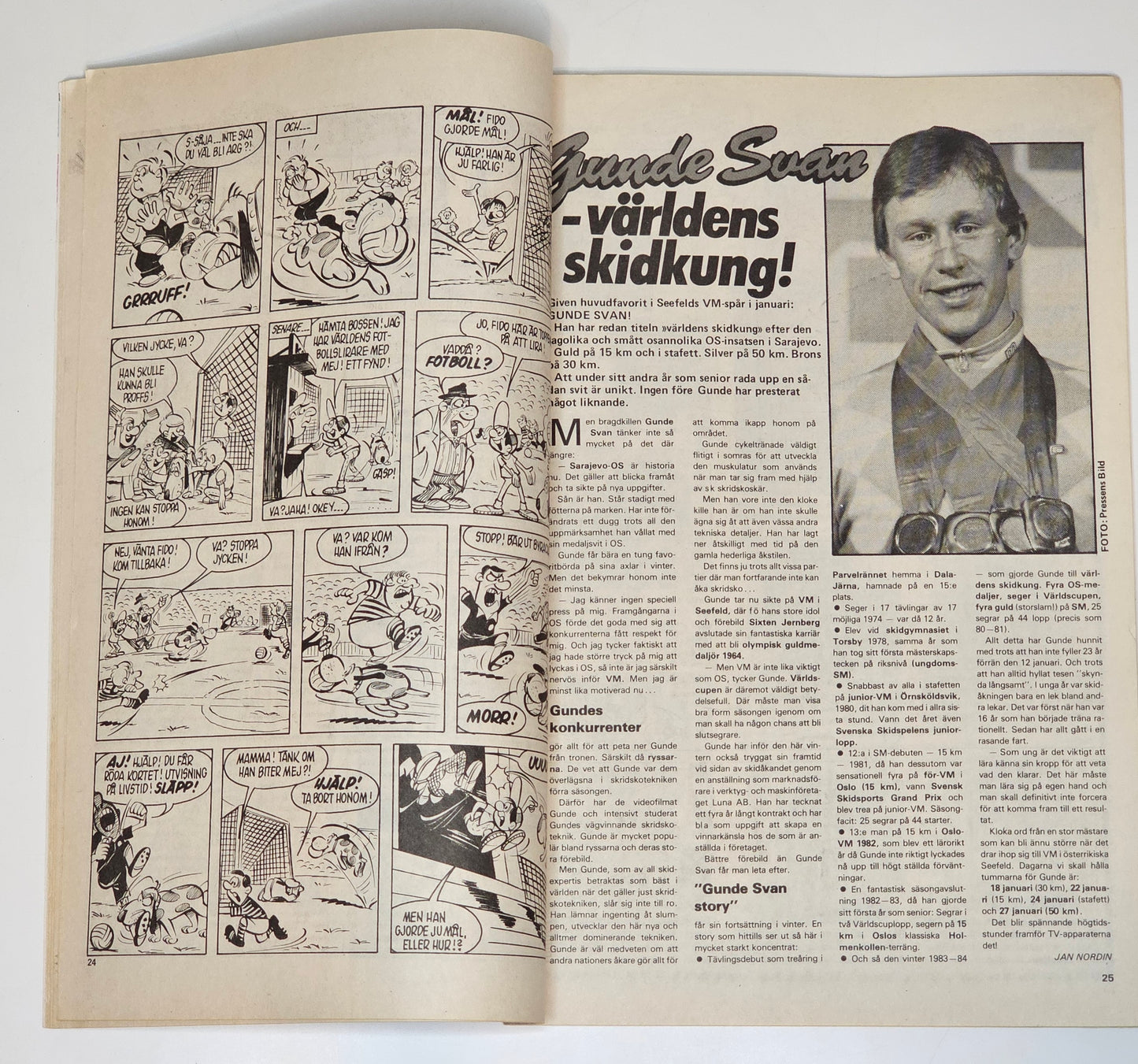 Buster Nr 26 1984 #FN# - Gunde Svan