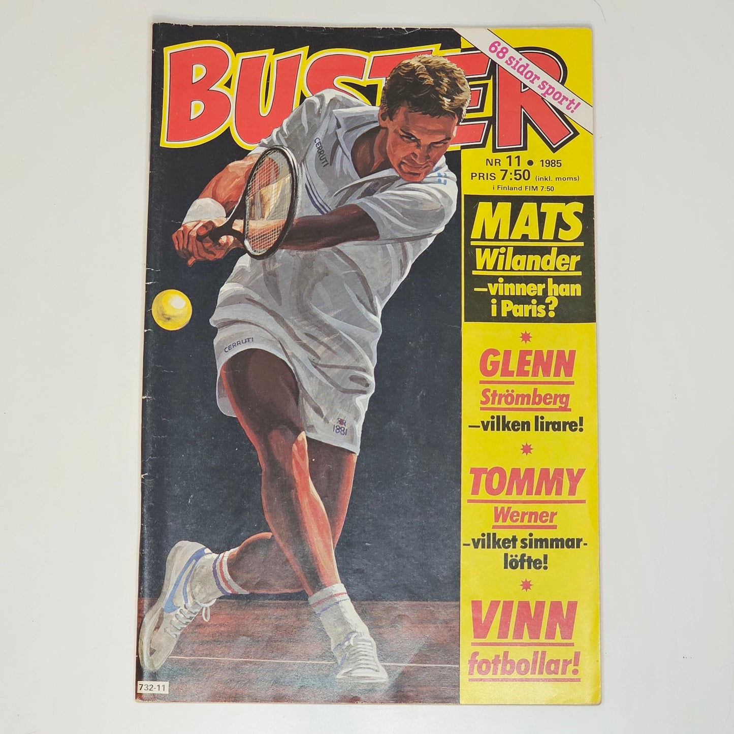 Buster Nr 11 1985 #FN# - Mats Wilander
