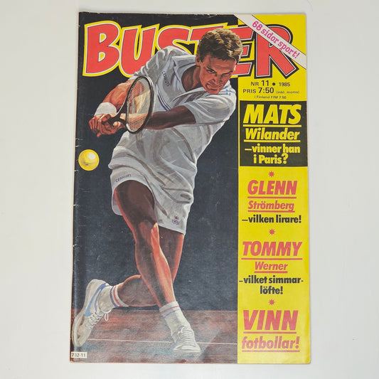 Buster Nr 11 1985 #FN# - Mats Wilander