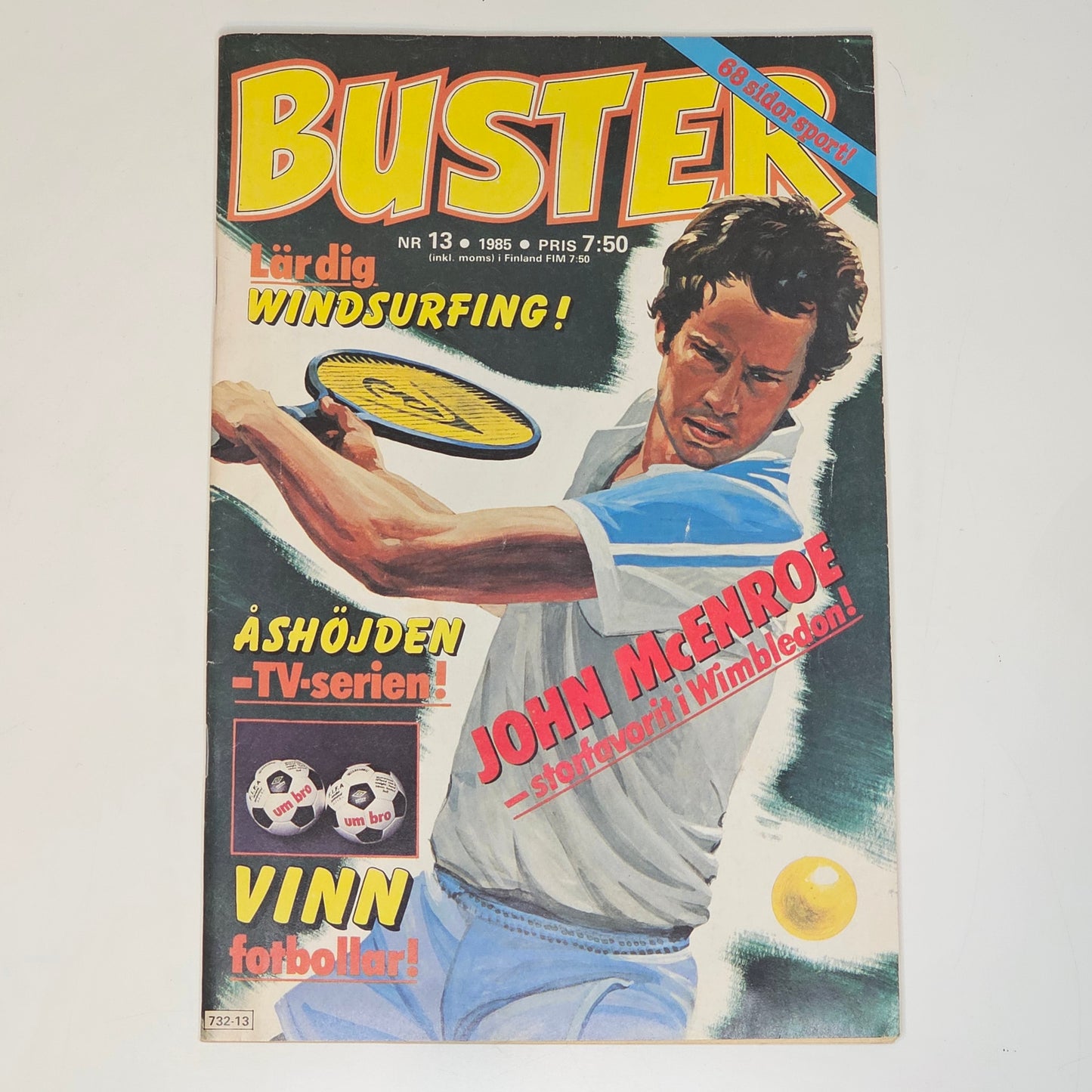Buster Nr 13 1985 #VG# - John McEnroe