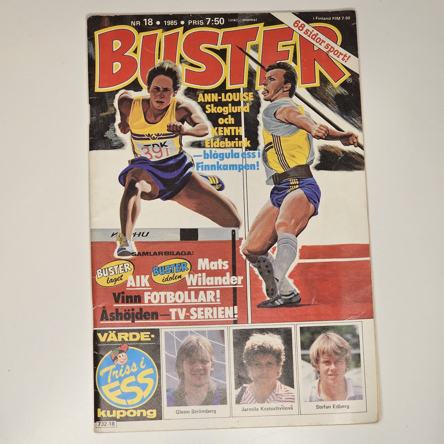 Buster Nr 18 1985 #FN# + Affisch