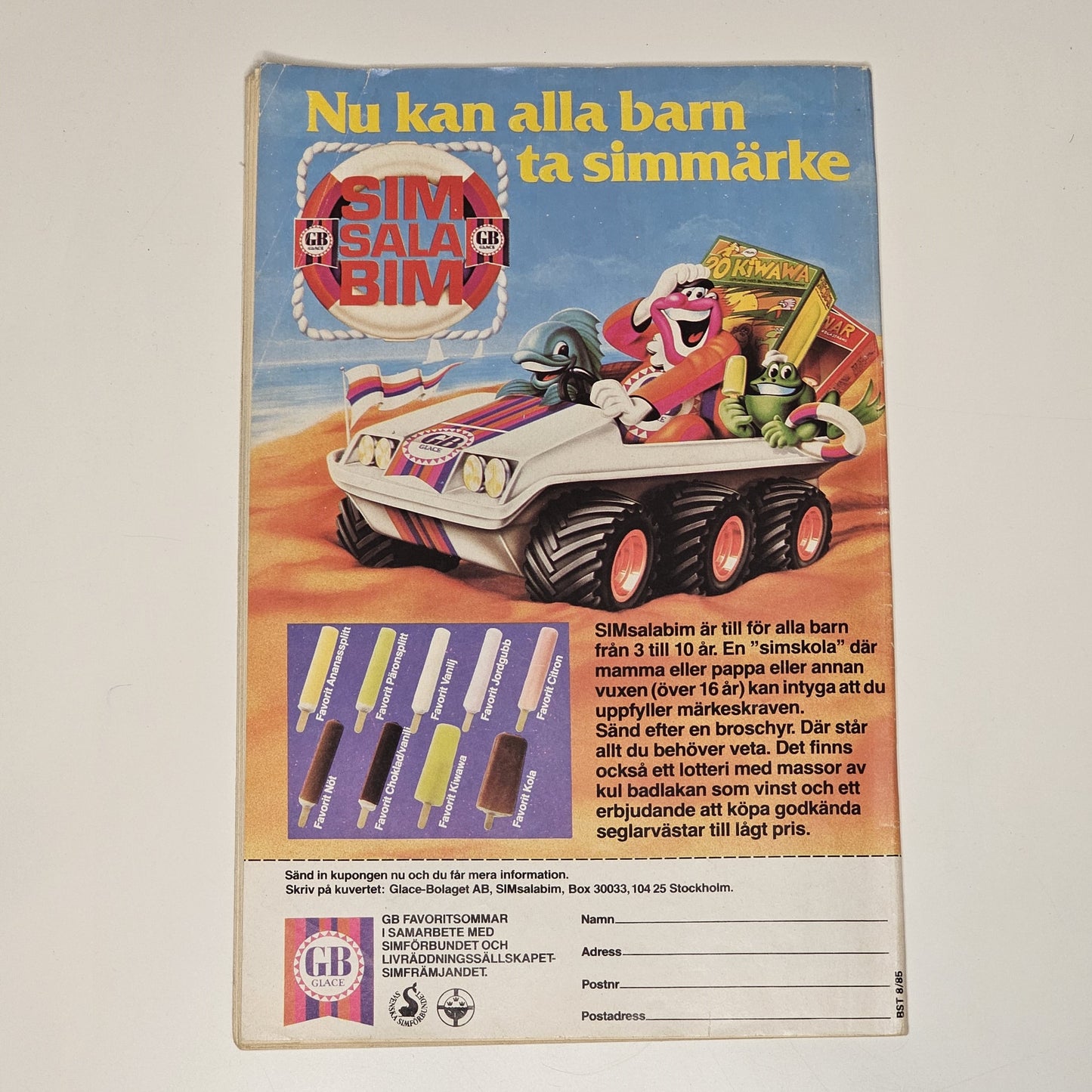 Buster Nr 8 1985 #VG#