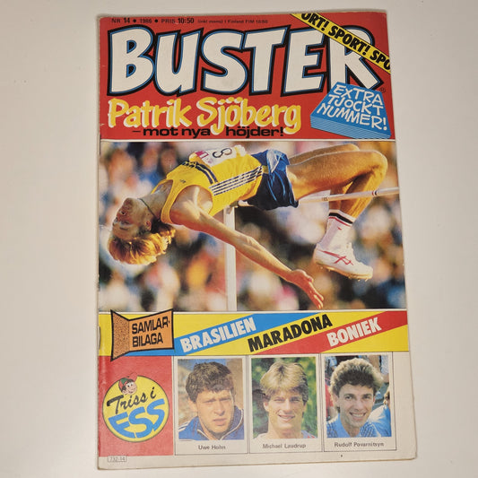 Buster Nr 14 1986 #FN# + Affisch