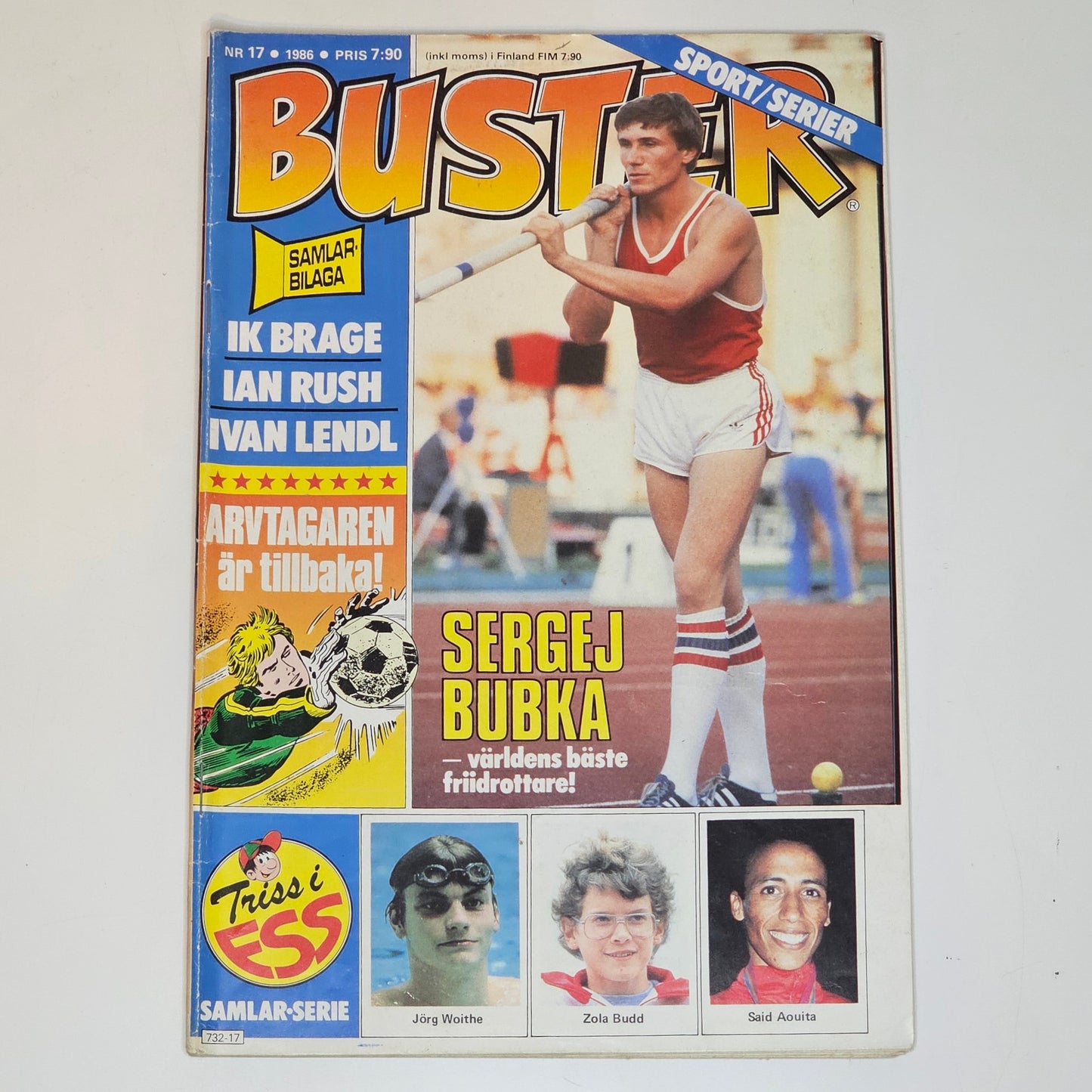 Buster Nr 17 1986 #VG# (Sergej Bubka)
