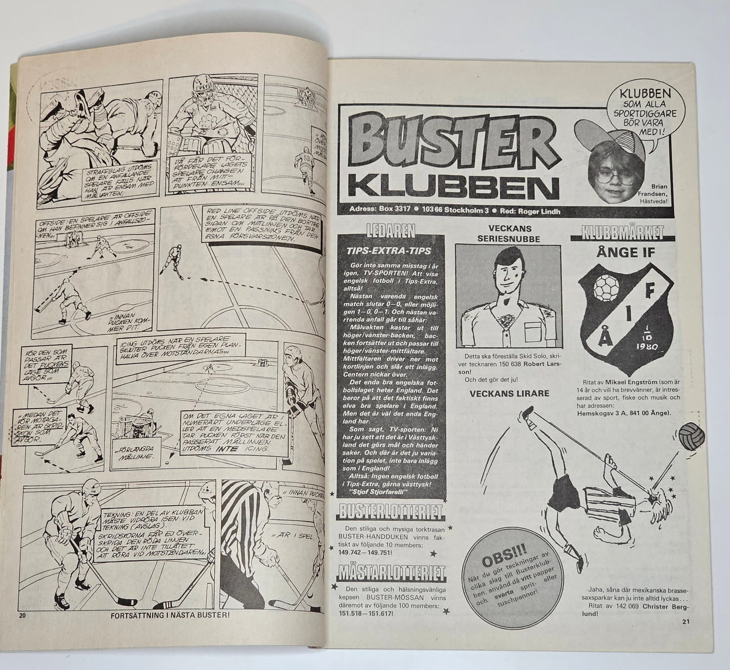 Buster Nr 21 1986 #VG#