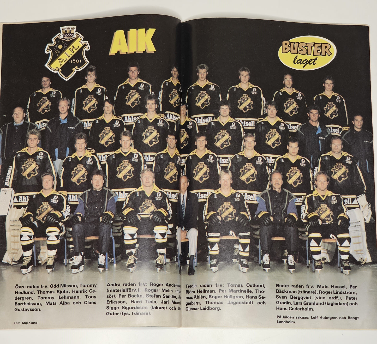 Buster Nr 6 1986 #VG# + Affisch