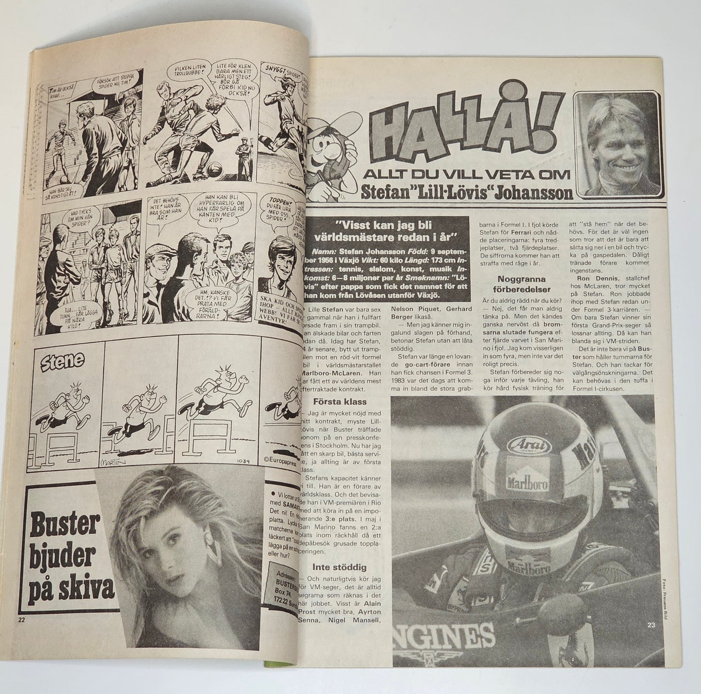 Buster Nr 16 1987 #VG#