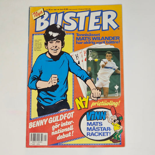 Buster Nr 25 1987 #FN# - Mats Wilander