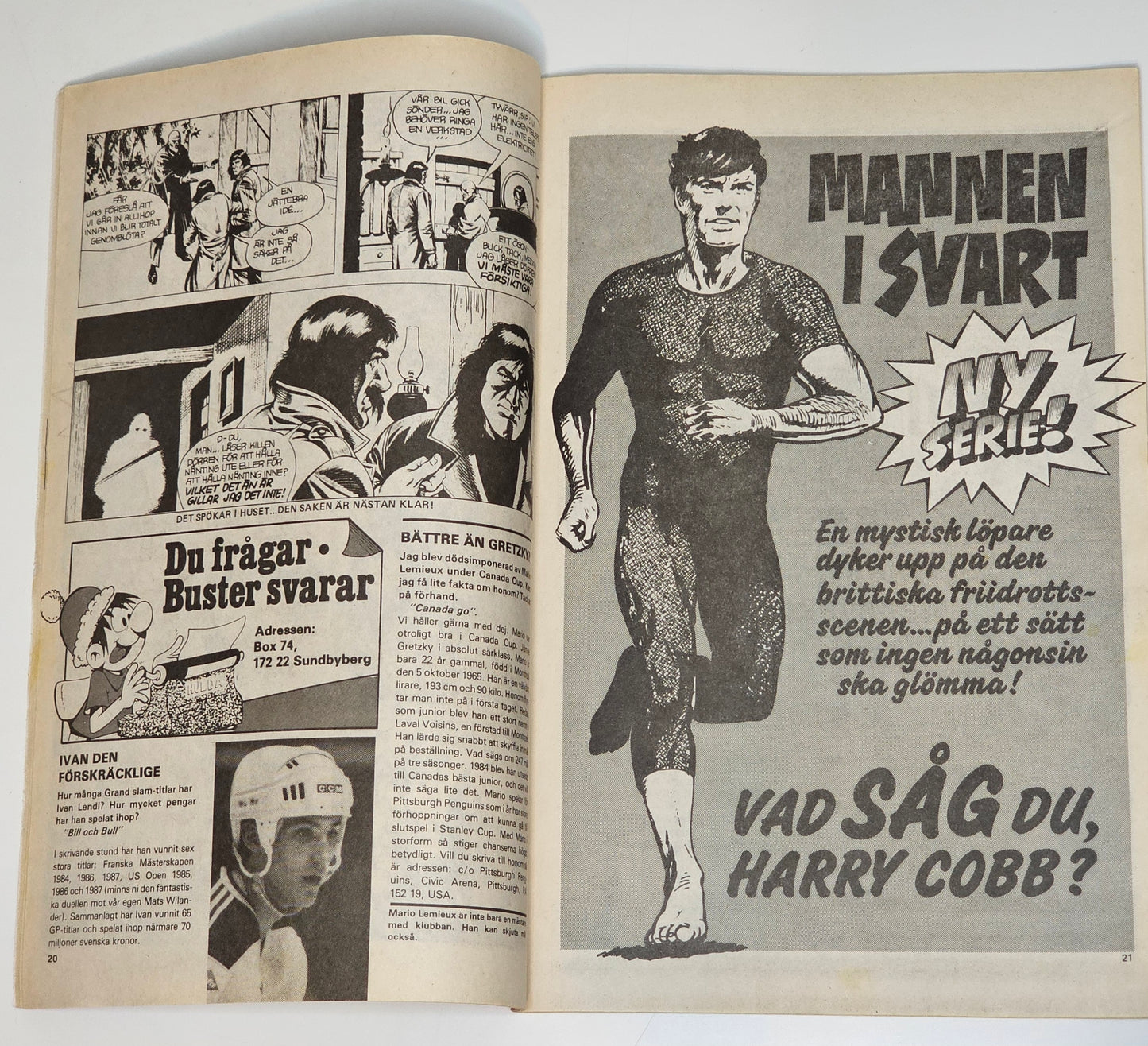 Buster Nr 26 1987 #VG# - Patrik Sjöberg