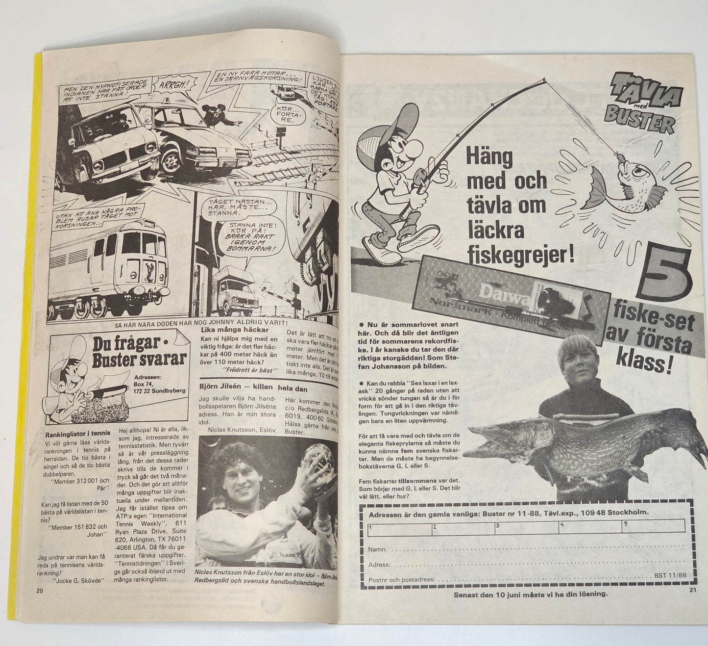 Buster Nr 11 1988 #VG#