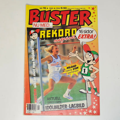 Buster Nr 16 1989 #FN# + Rekordmagasinet