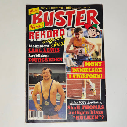 Buster Nr 17 1989 #FN# + Rekordmagasinet