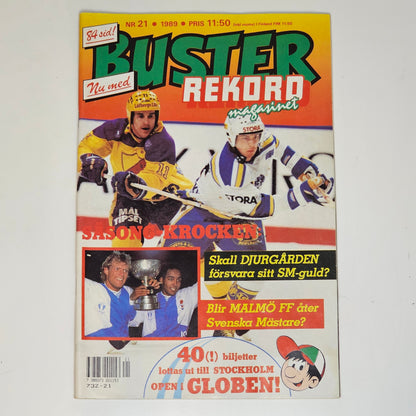 Buster Nr 21 1989 #VF# + Rekordmagasinet