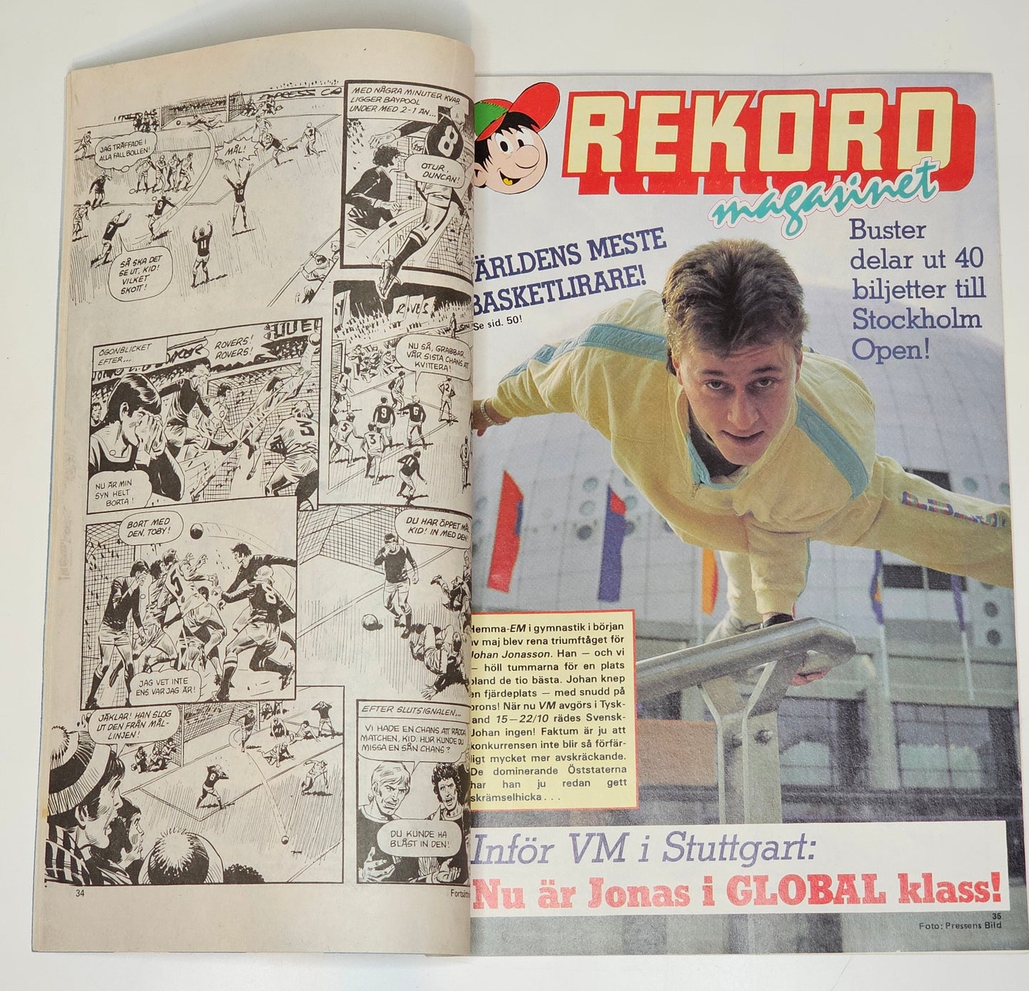 Buster Nr 21 1989 #VF# + Rekordmagasinet