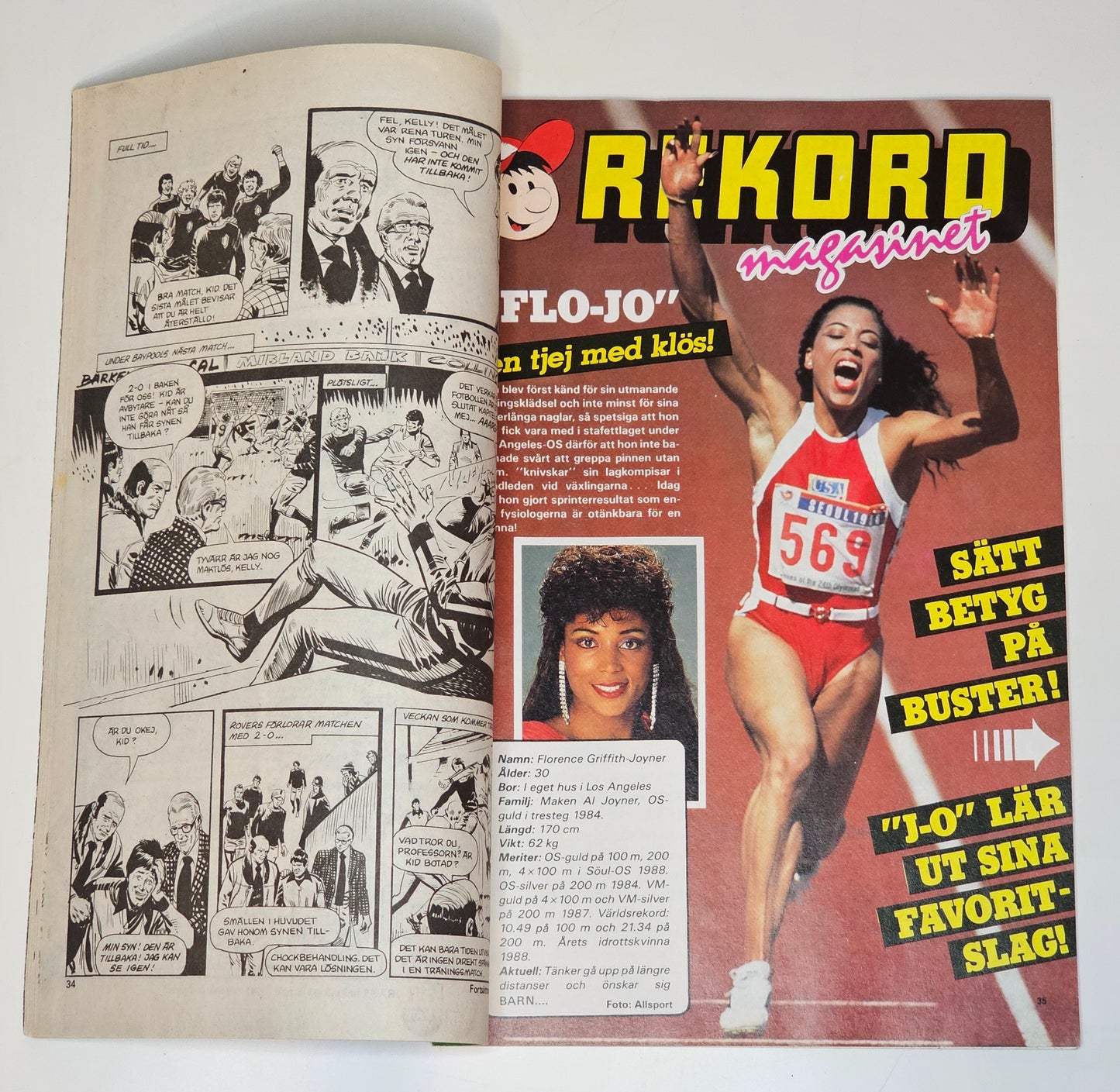 Buster Nr 22 1989 #VF# + Rekordmagasinet