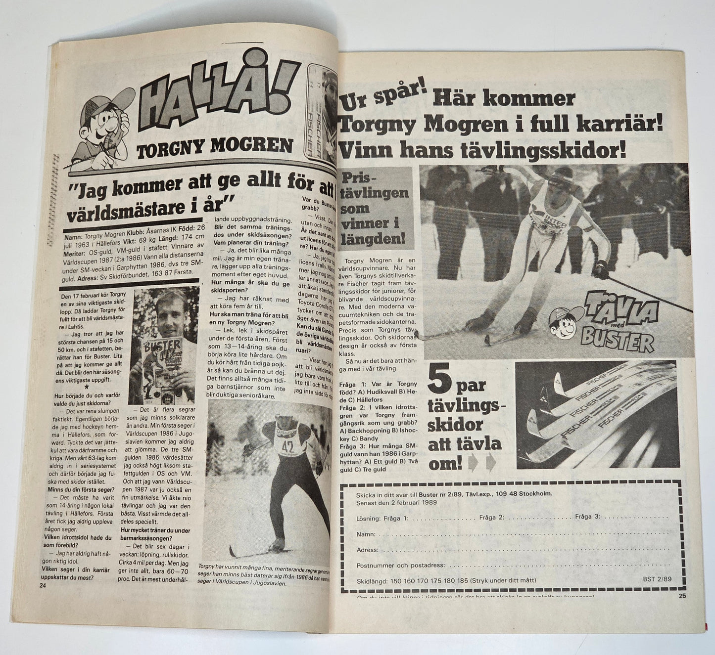 Buster Nr 2 1989 #VG#