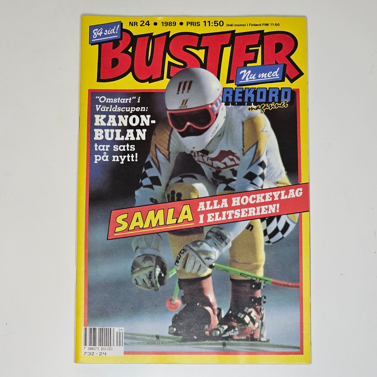 Buster Nr 24 1989 #VF# + Rekordmagasinet