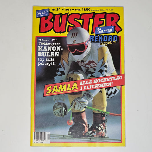 Buster Nr 24 1989 #VF# + Rekordmagasinet