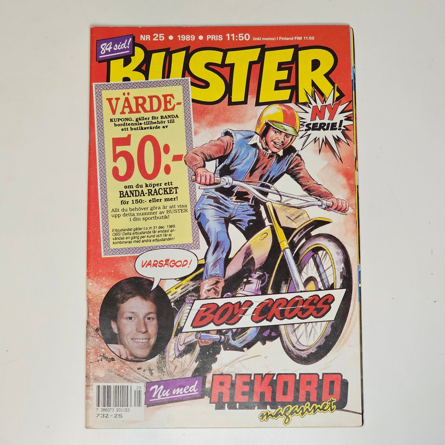 Buster Nr 25 1989 #FN# + Rekordmagasinet