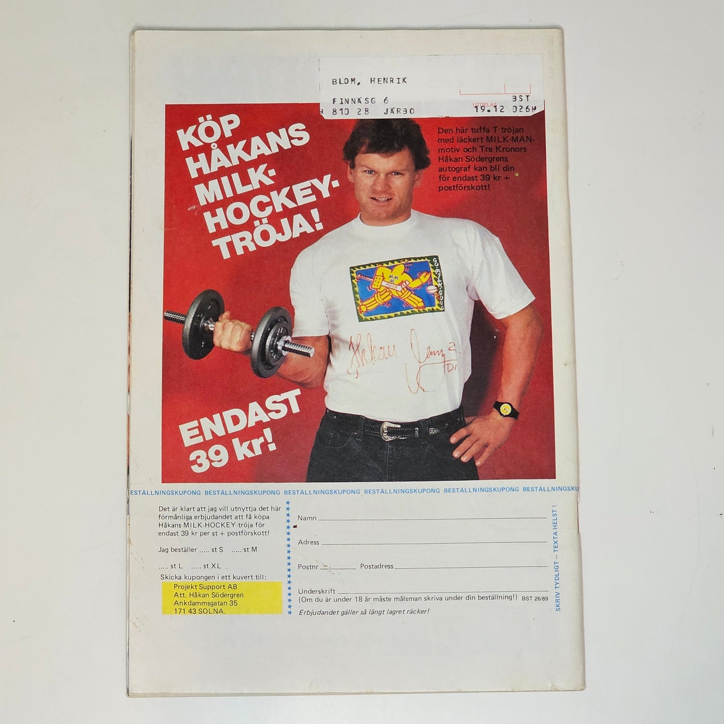 Buster Nr 26 1989 #FN# + Rekordmagasinet