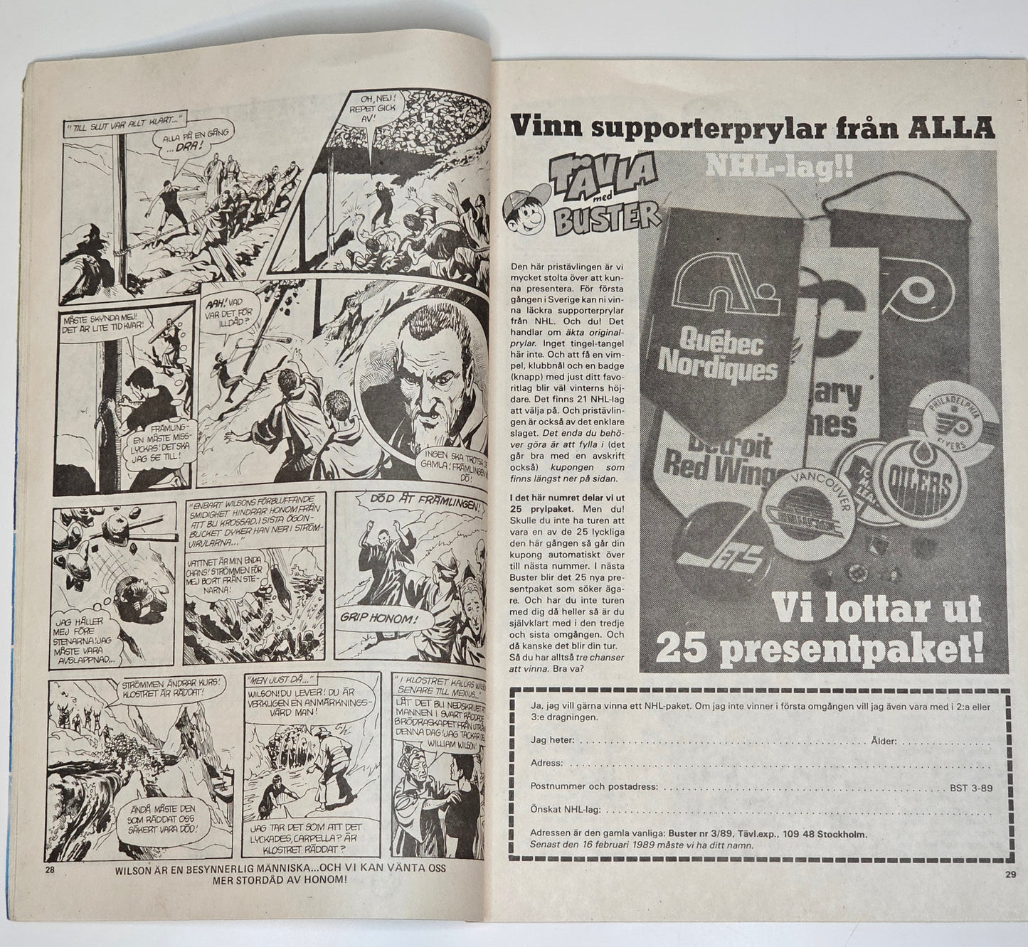 Buster Nr 3 1989 #VG#