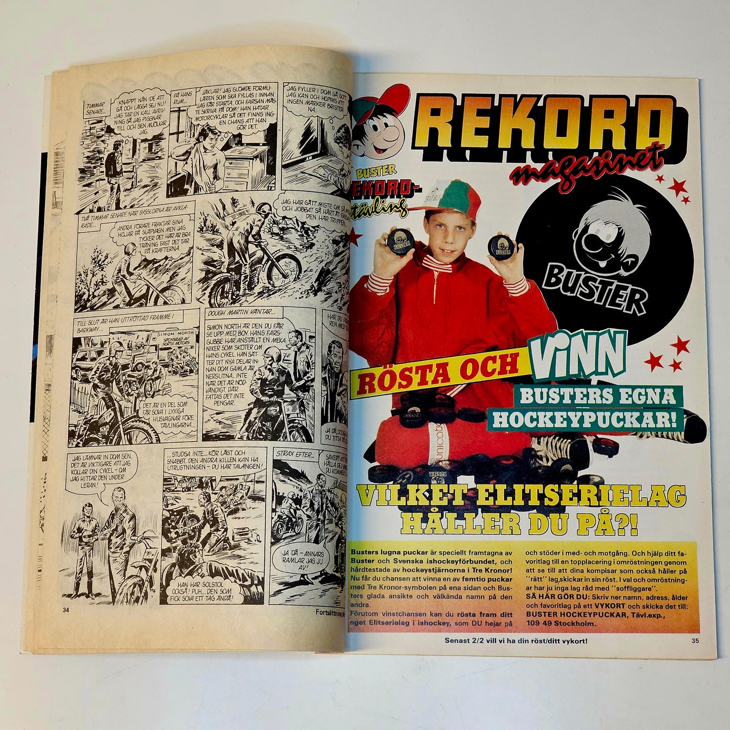 Buster Nr 2 1990 #FN# + Rekordmagasinet