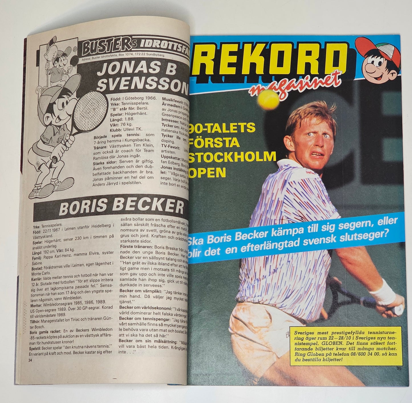 Buster Nr 22 1990 #FN# + Rekordmagasinet