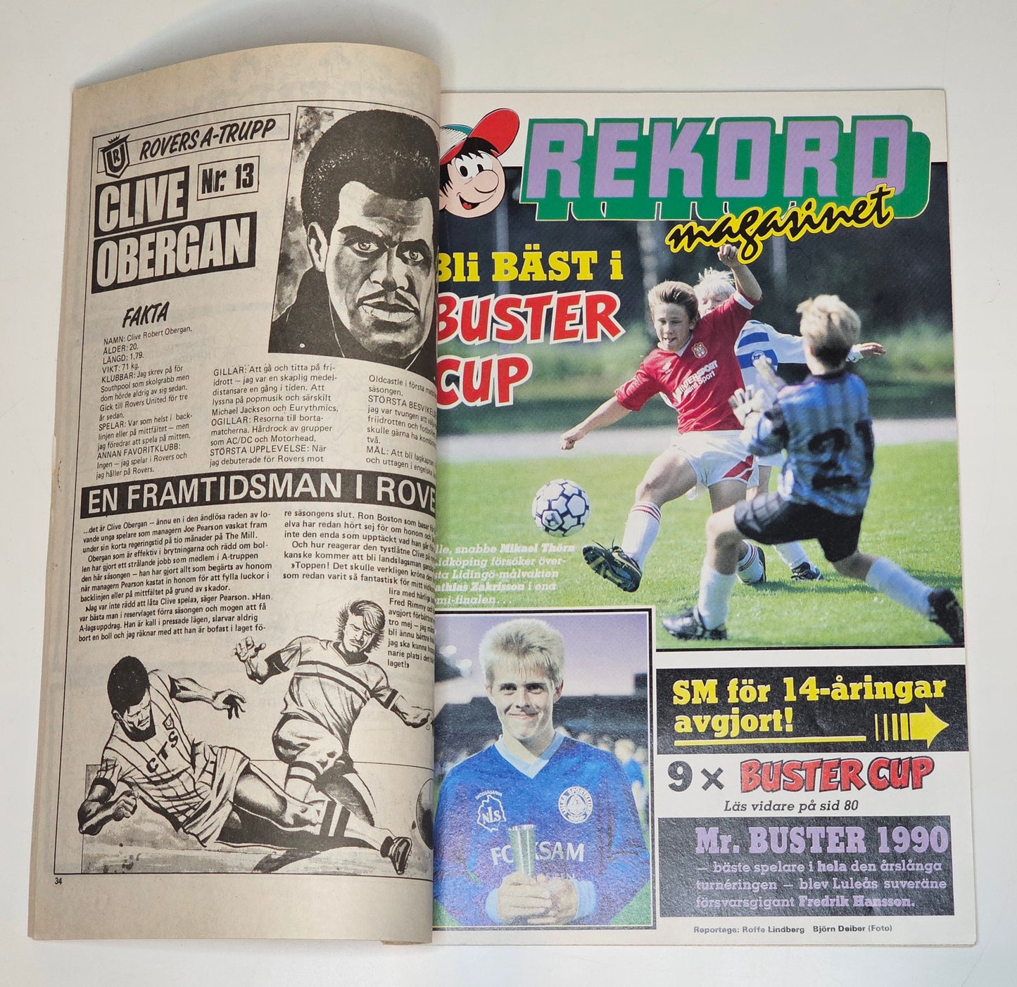 Buster Nr 25 1990 #FN# + Rekordmagasinet