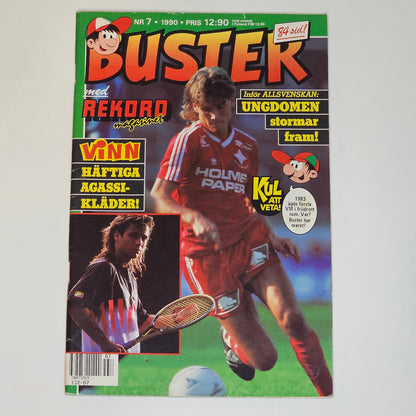 Buster Nr 7 1990 #FN# + Rekordmagasinet