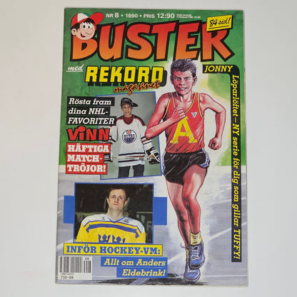 Buster Nr 8 1990 #FN# + Rekordmagasinet