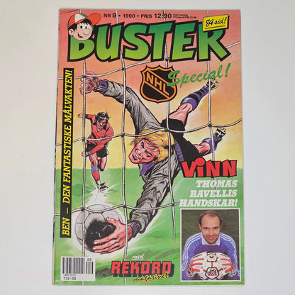 Buster Nr 9 1990 #FN# + Rekordmagasinet