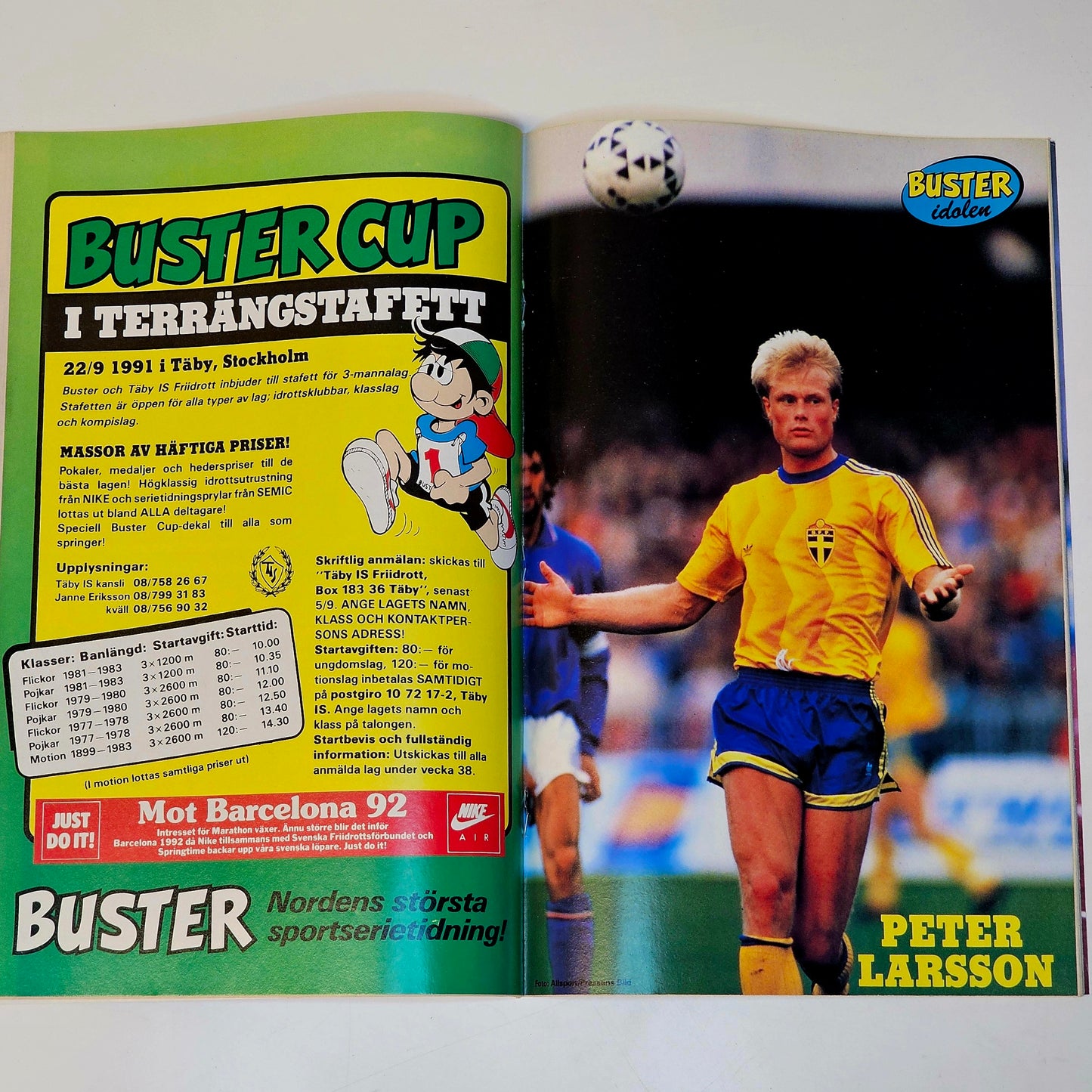 Buster Nr 8 1991 #VG# + Poster