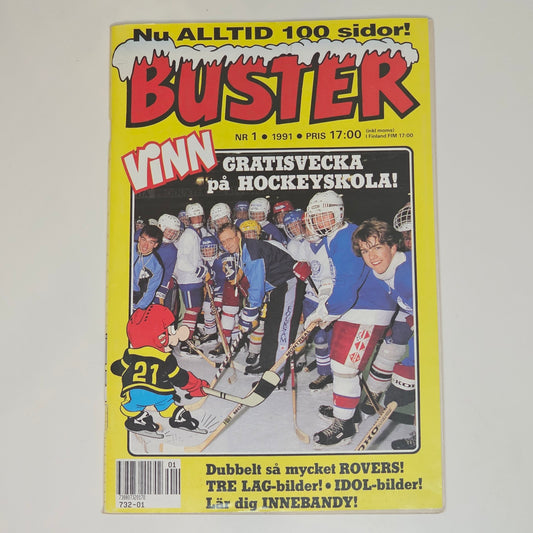 Buster Nr 1 1991 #VF# + Bilaga