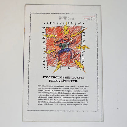 Buster Nr 13 1991 #FN# + Affisch (Chris Waddle)