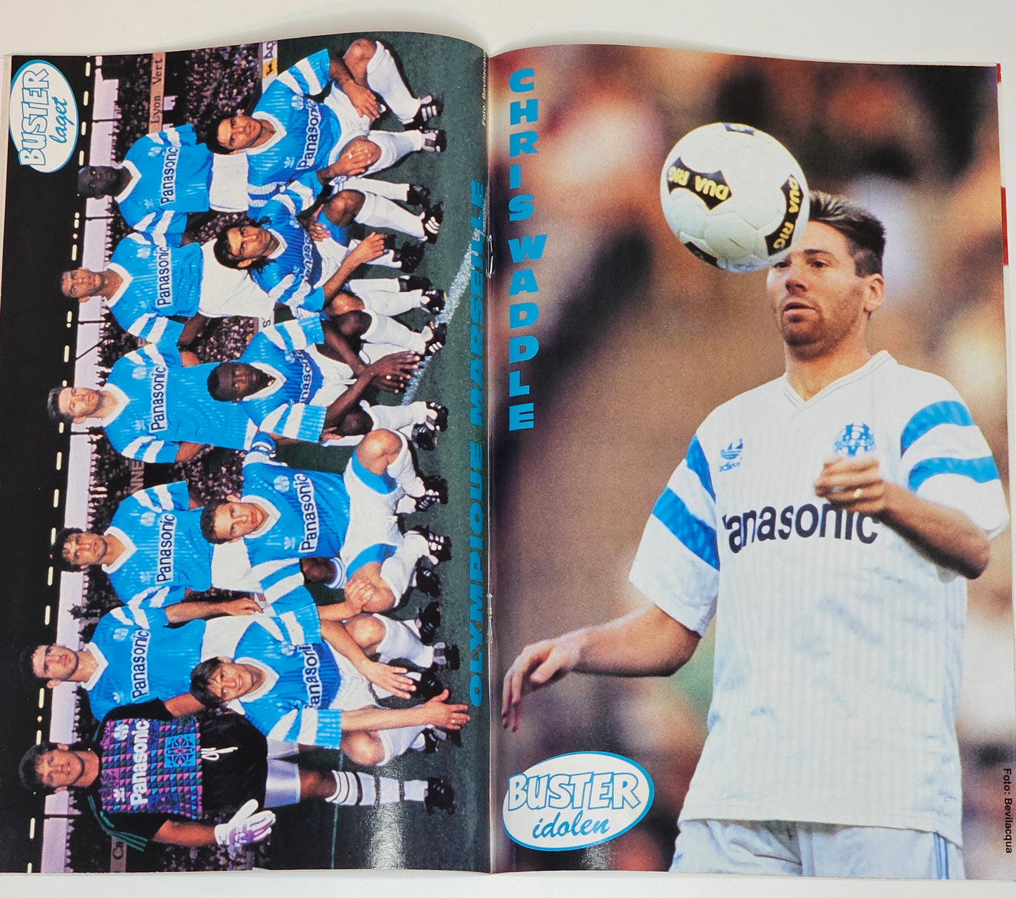 Buster Nr 13 1991 #FN# + Affisch (Chris Waddle)