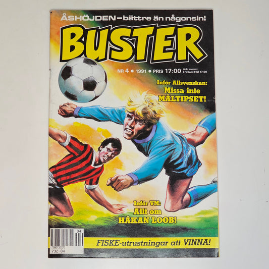 Buster Nr 4 1991 #FN# + Rekordmagasinet