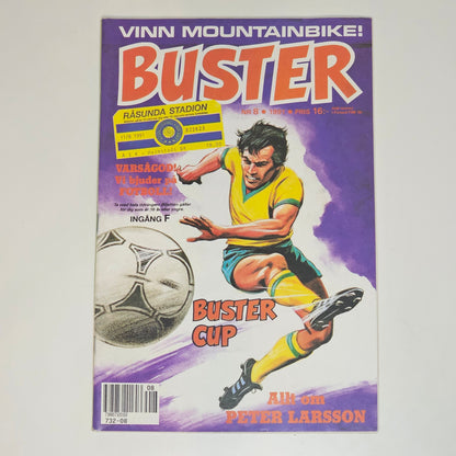 Buster Nr 8 1991 #VF# + Bilaga (Peter Larsson)
