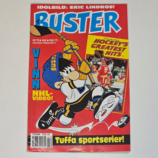 Buster Nr 10 1992 #FN# + Affisch (Eric Lindros)