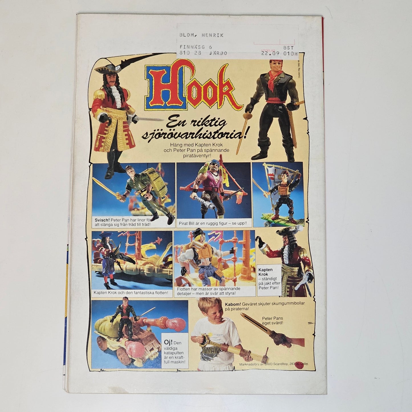 Buster Nr 10 1992 #FN# + Affisch (Eric Lindros)