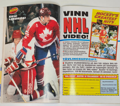 Buster Nr 10 1992 #FN# + Affisch (Eric Lindros)