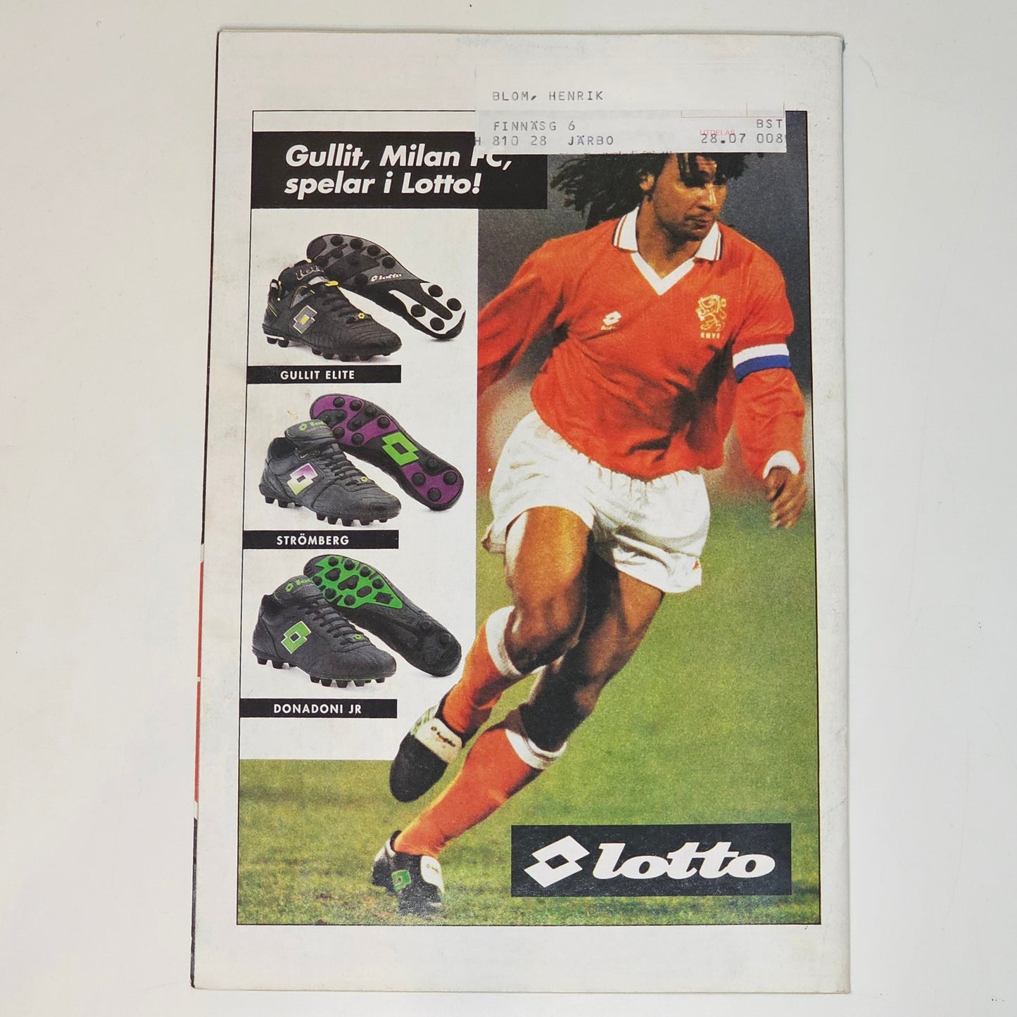 Buster Nr 8 1992 #FN# + Affisch (Stefan Edberg)