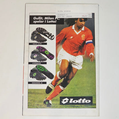 Buster Nr 8 1992 #FN# + Affisch (Stefan Edberg)