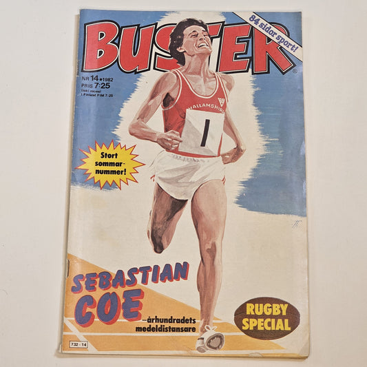 Buster Nr 14 1982 - Sebastian Coe #FN#