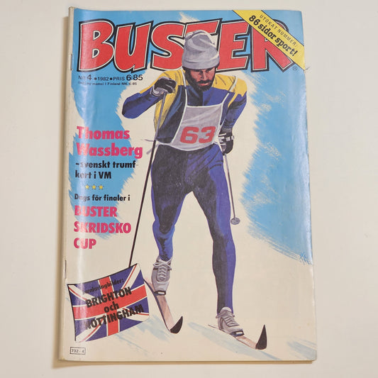 Buster Nr 4 1982 - Thomas Wassberg #VG#