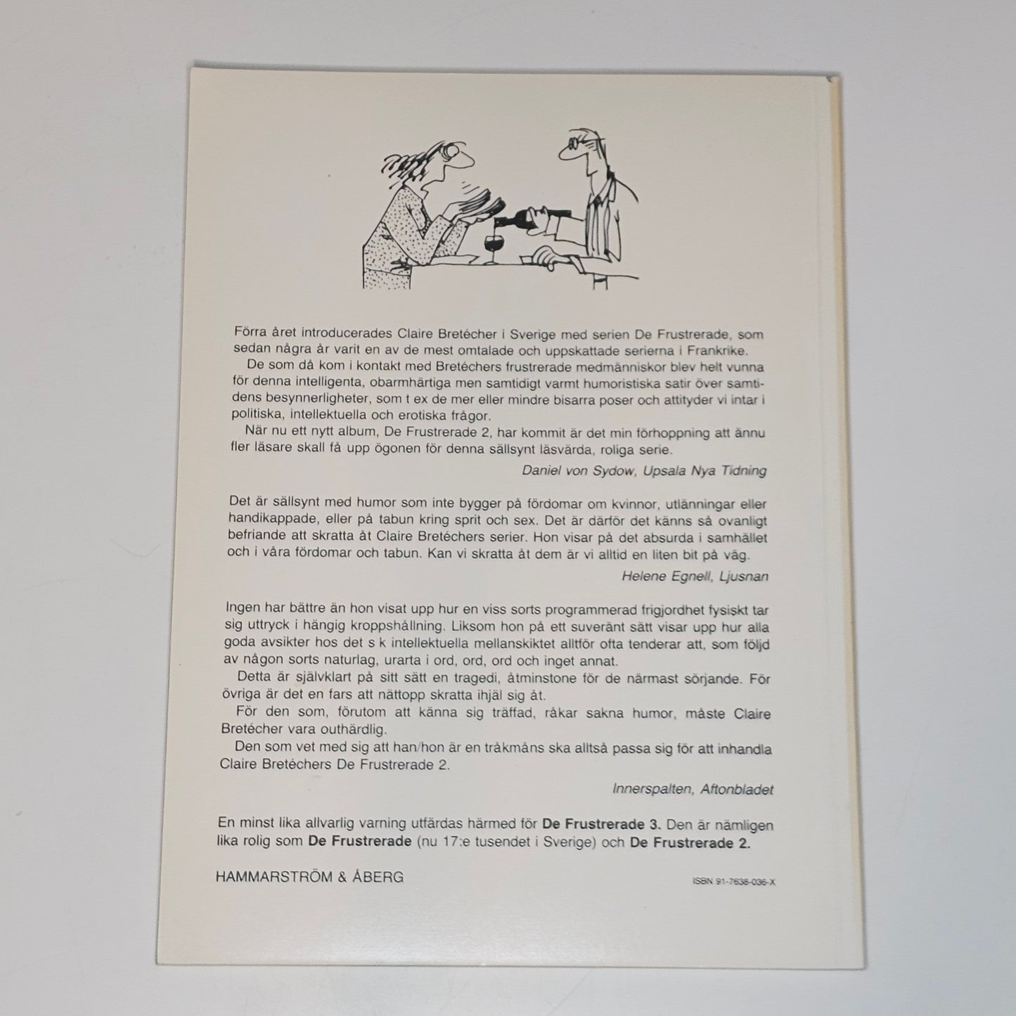 Claire Bretecher - De Frustrerade Nr 3 1982 #FN#