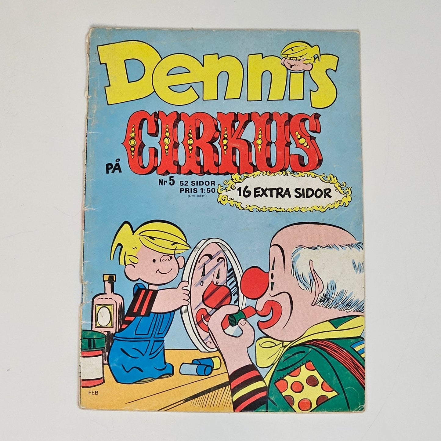 Dennis På Cirkus Nr 5 1968 #VG#