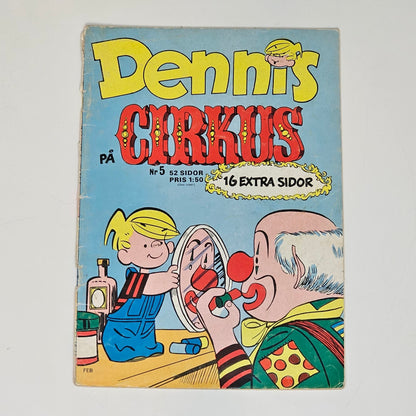 Dennis På Cirkus Nr 5 1968 #VG#